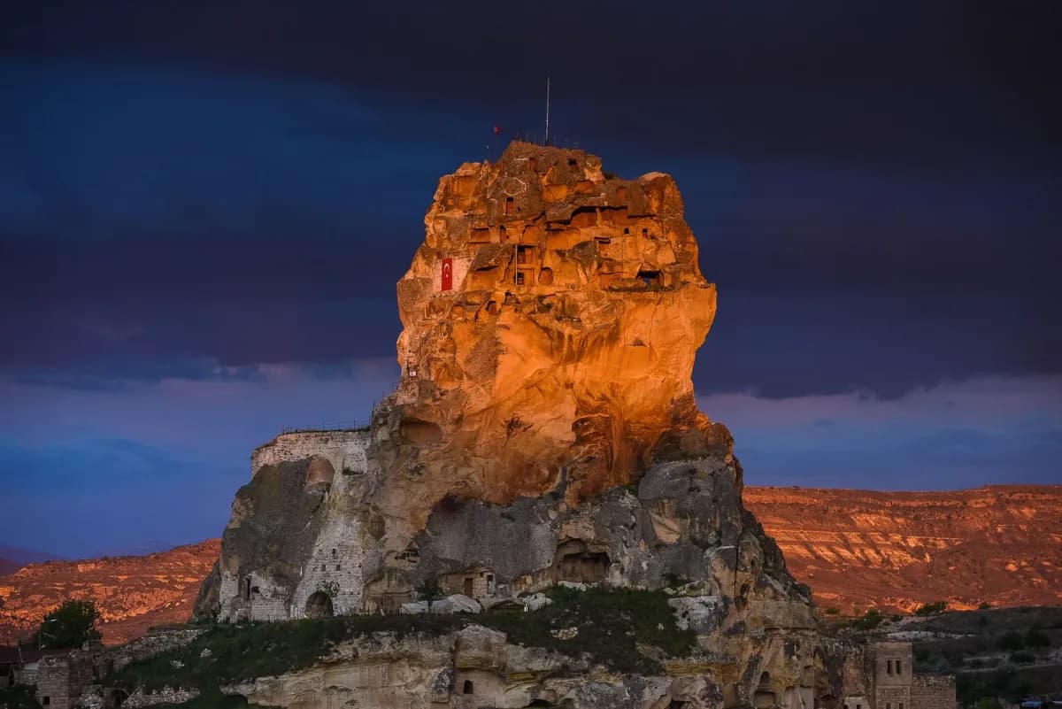 Cappadocia at golden hour, Turkey
