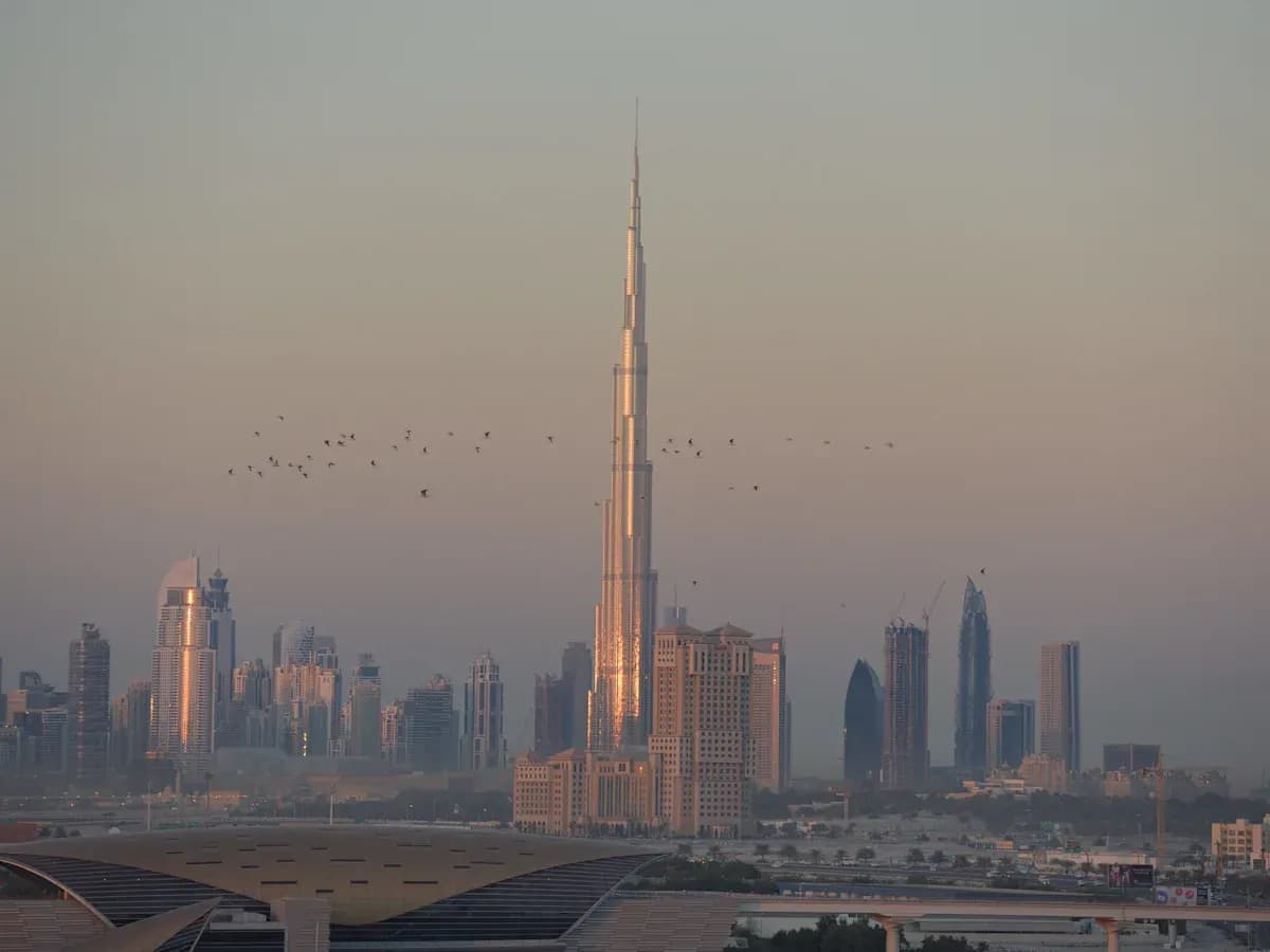 Dubai skyline from Palm Jumeirah