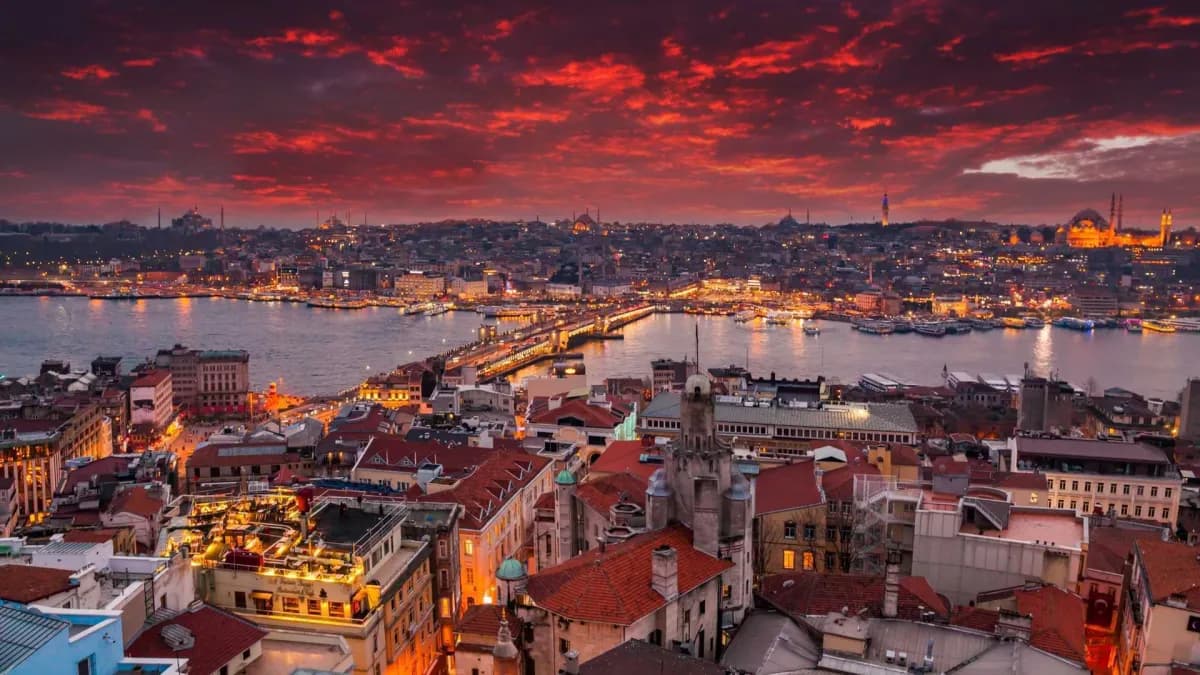 Istanbul panorama from Galata Tower