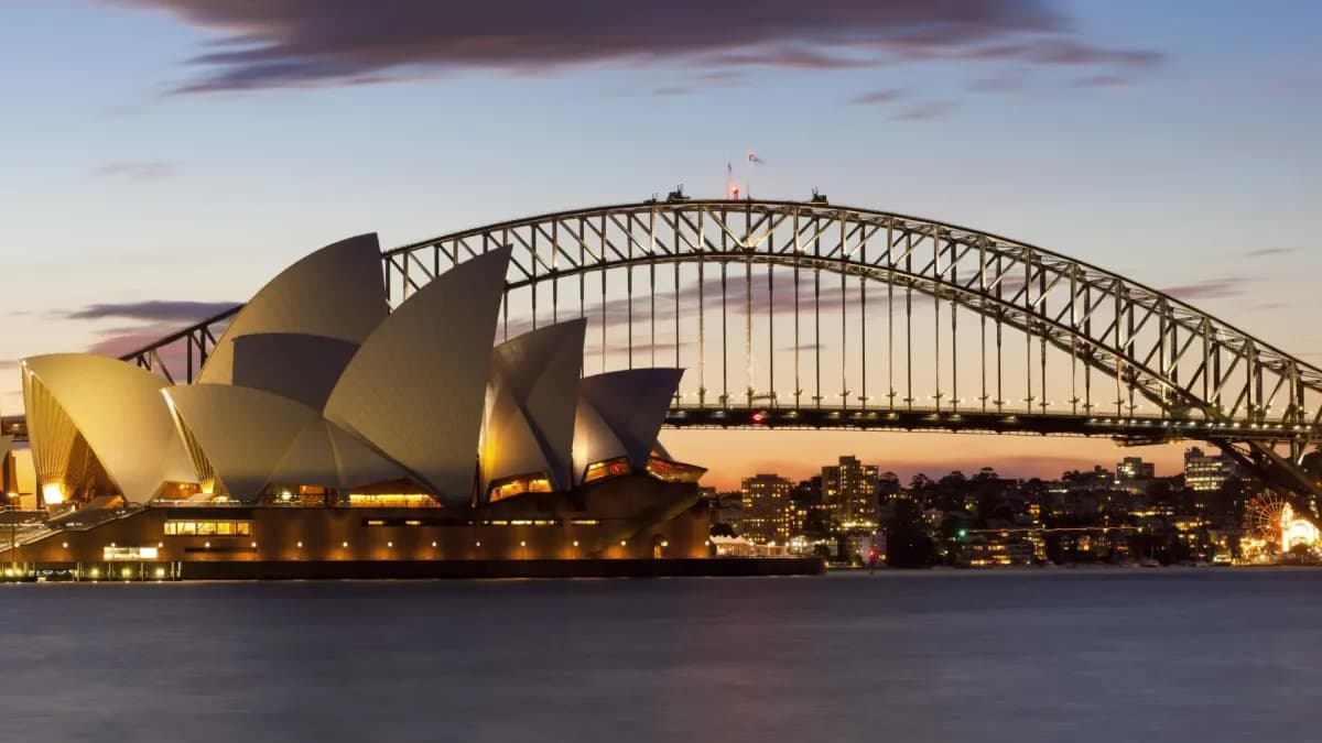 Sydney Opera House and Harbour Bridge