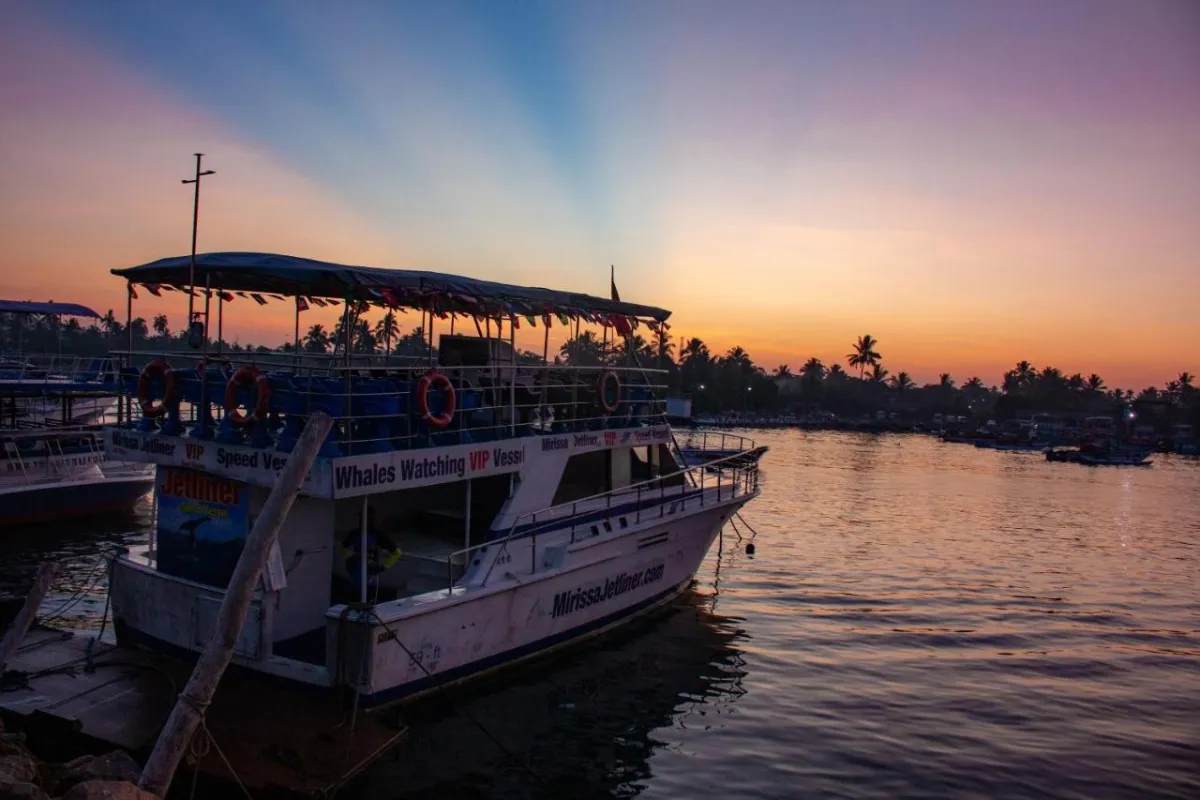 Mirissa beach at sunset, Sri Lanka