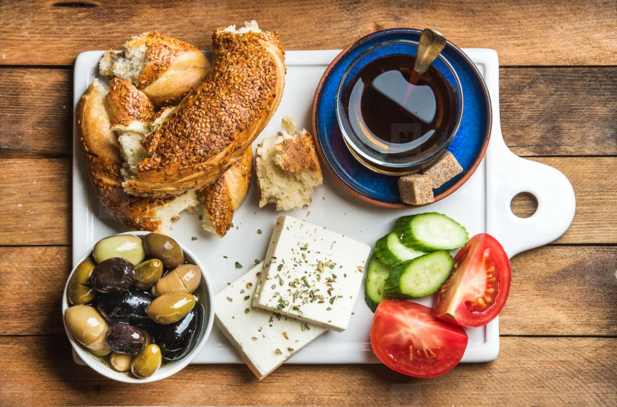 Traditional Turkish breakfast