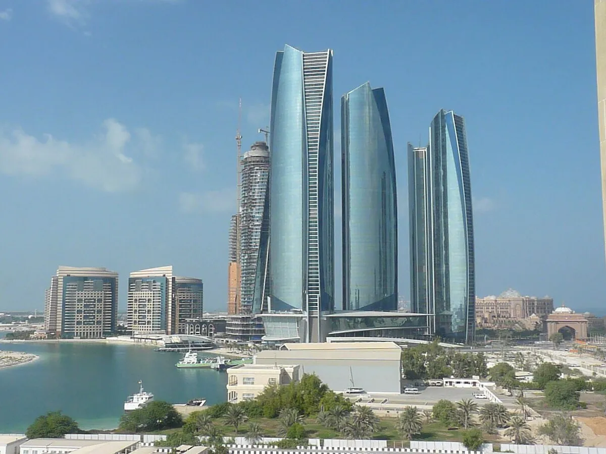 Abu Dhabi Corniche waterfront