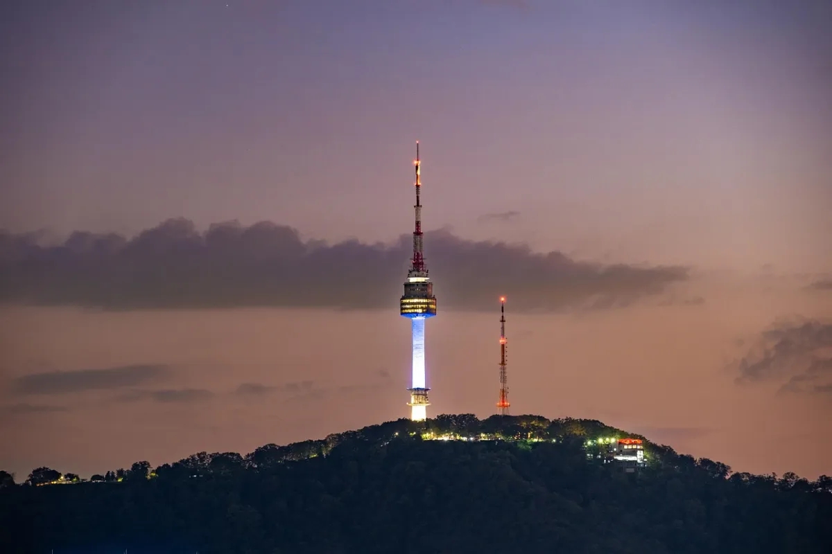 Namsan Tower at night, Seoul