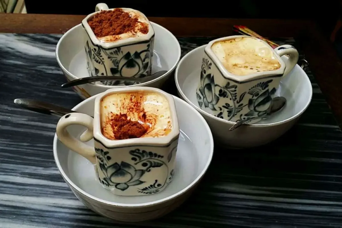 Vietnamese egg coffee in Hanoi
