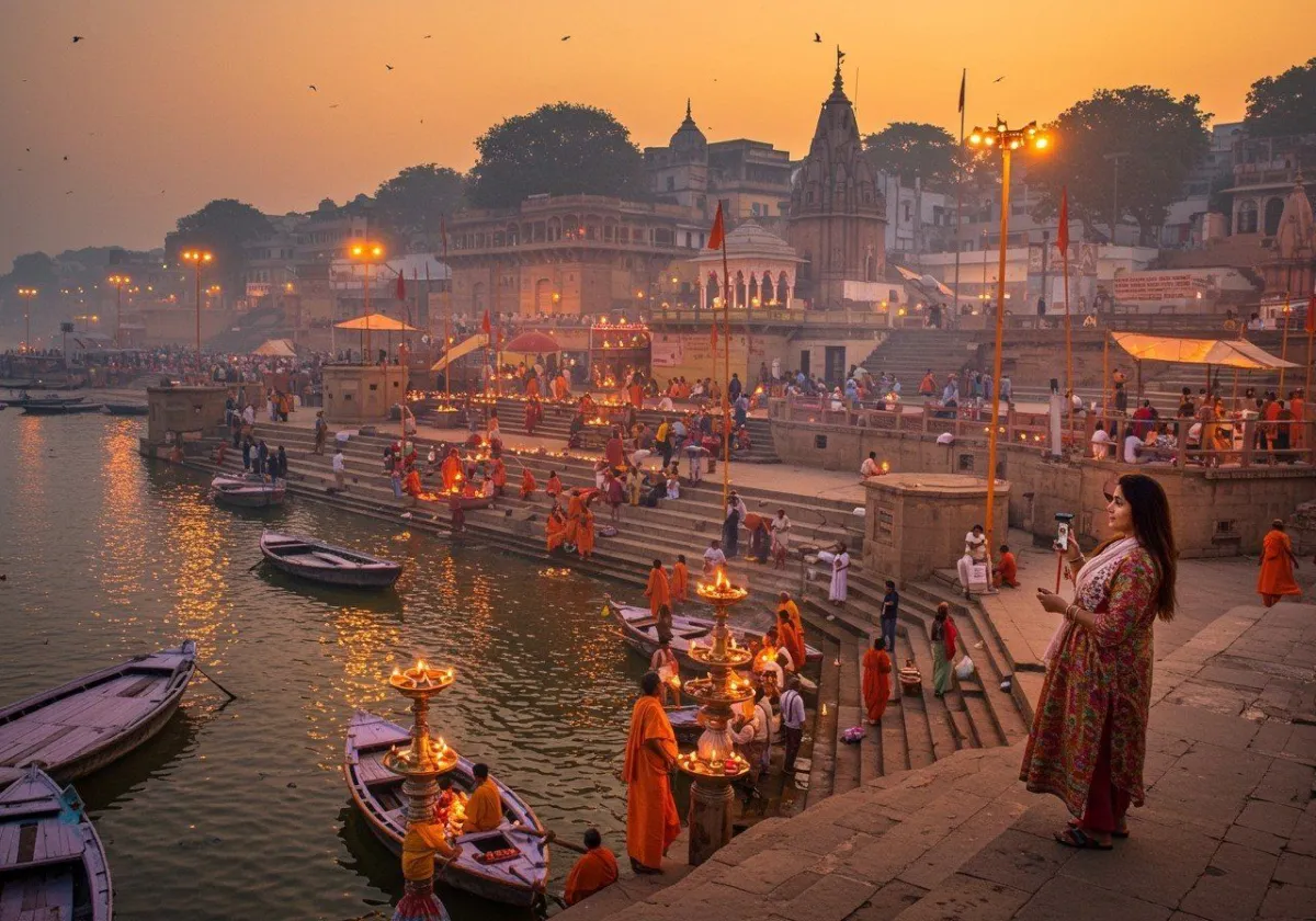 Morning rituals on the Ganges, Varanasi