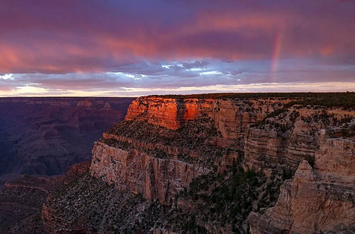 Grand Canyon at sunset, Arizona