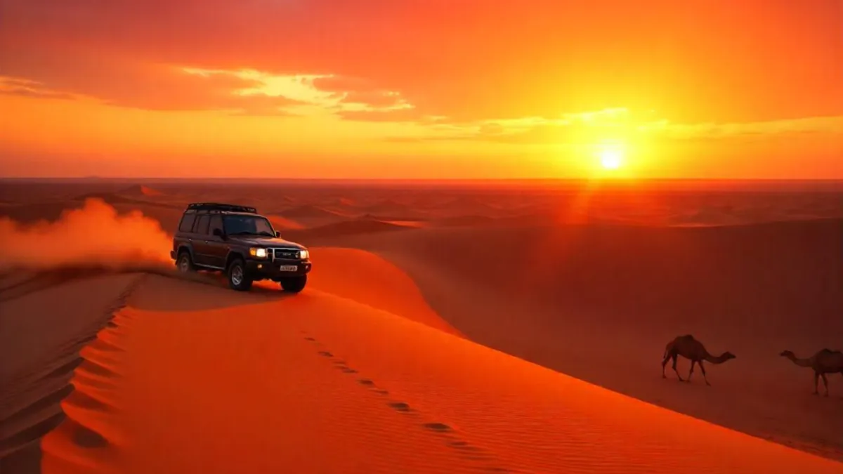 Desert safari adventure near Dubai