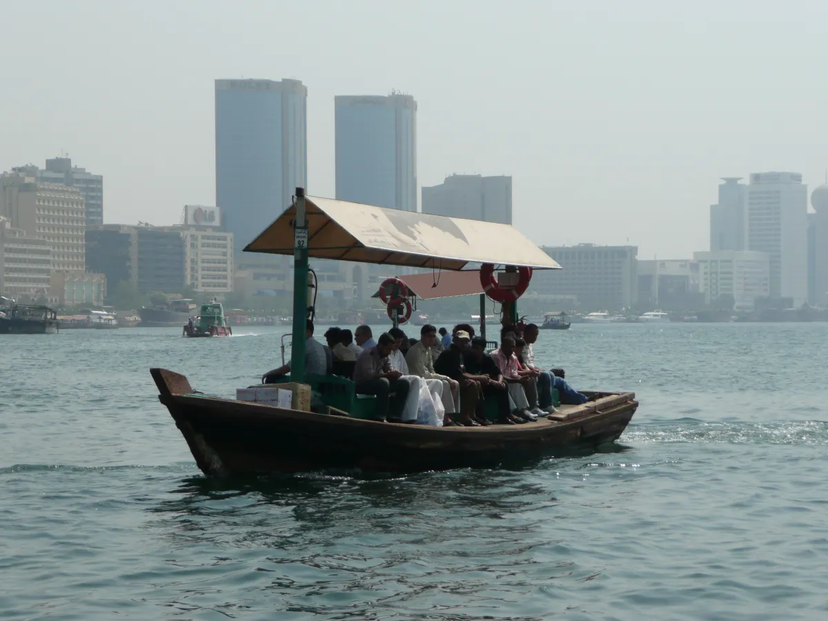 Abra boat ride on Dubai Creek
