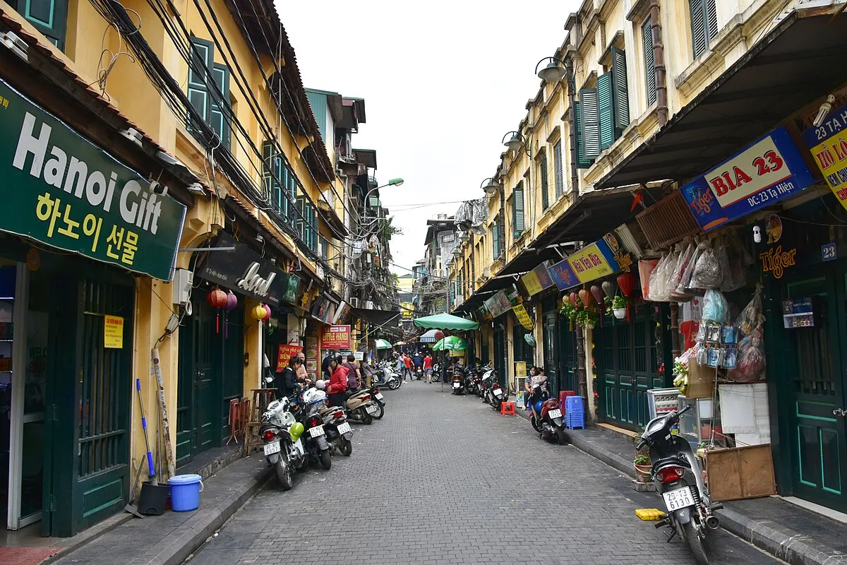 Hanoi Old Quarter street scene